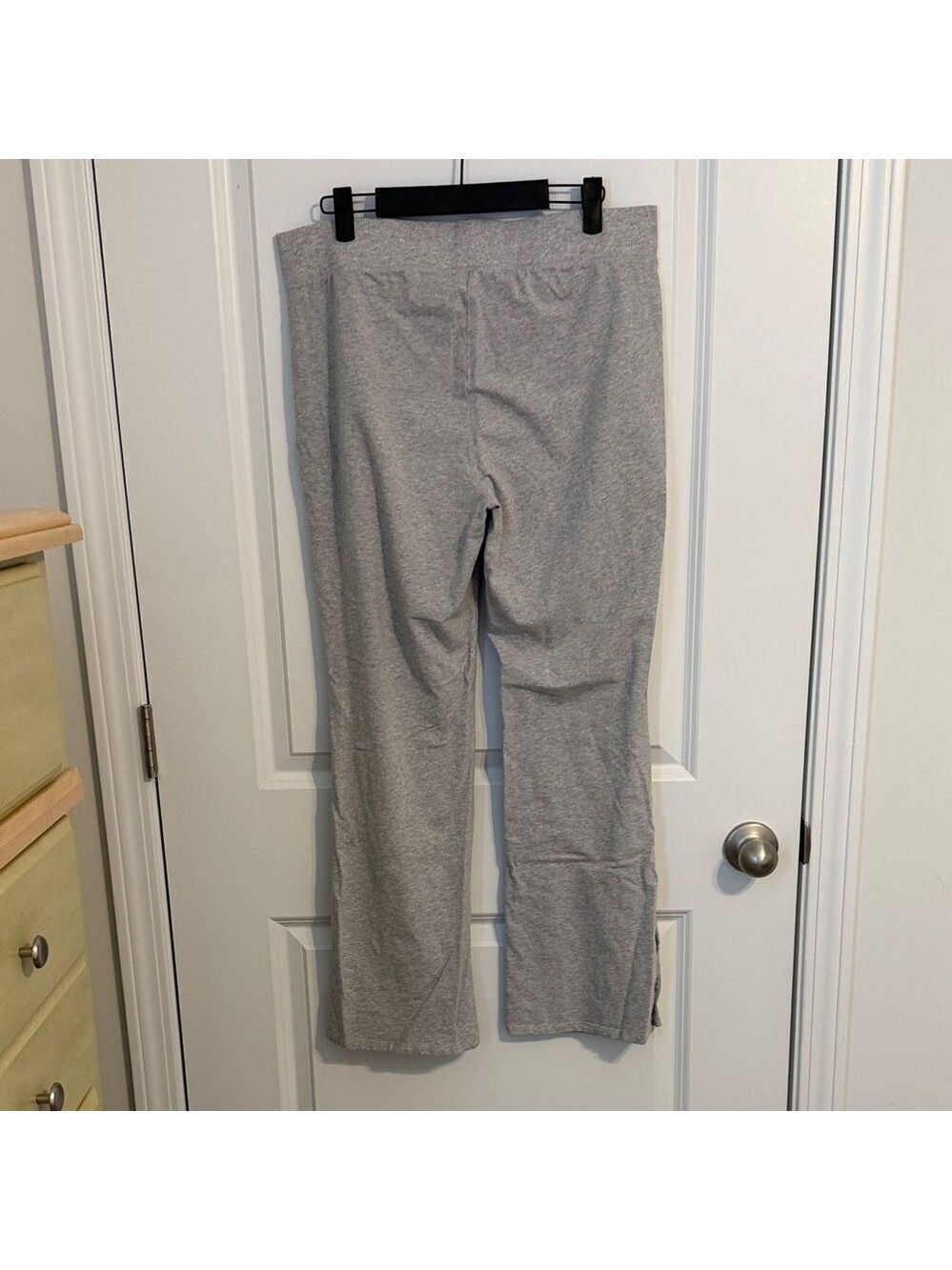 Jockey Heather Gray Wide Leg Lounge Pants Size L - Picture 2 of 3